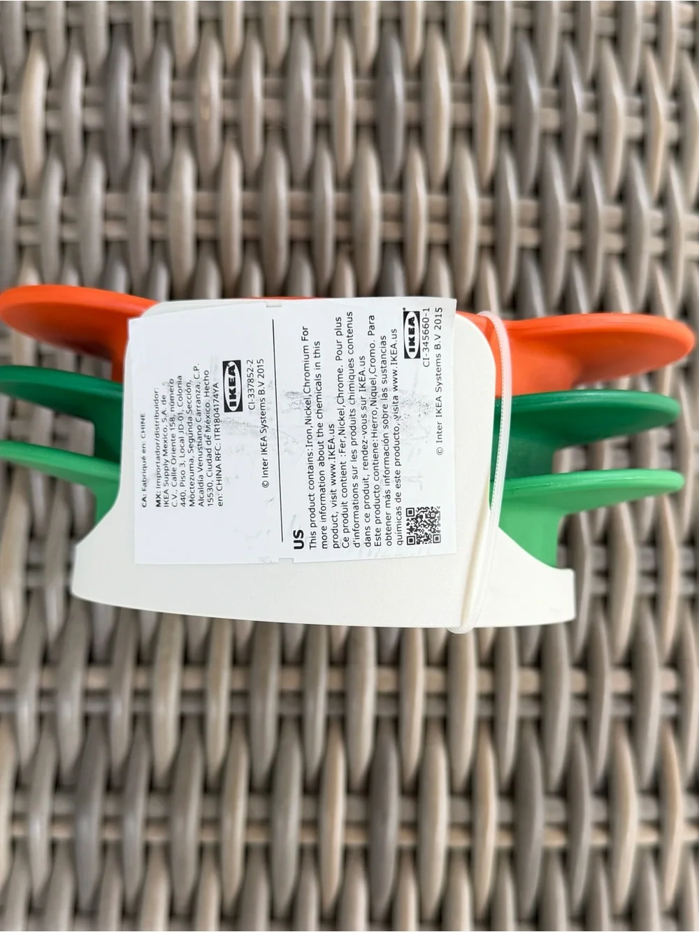 NWT - IKEA - UPPFLLD Fruit and Veggie Set of Cutters - dice, wedge, slice